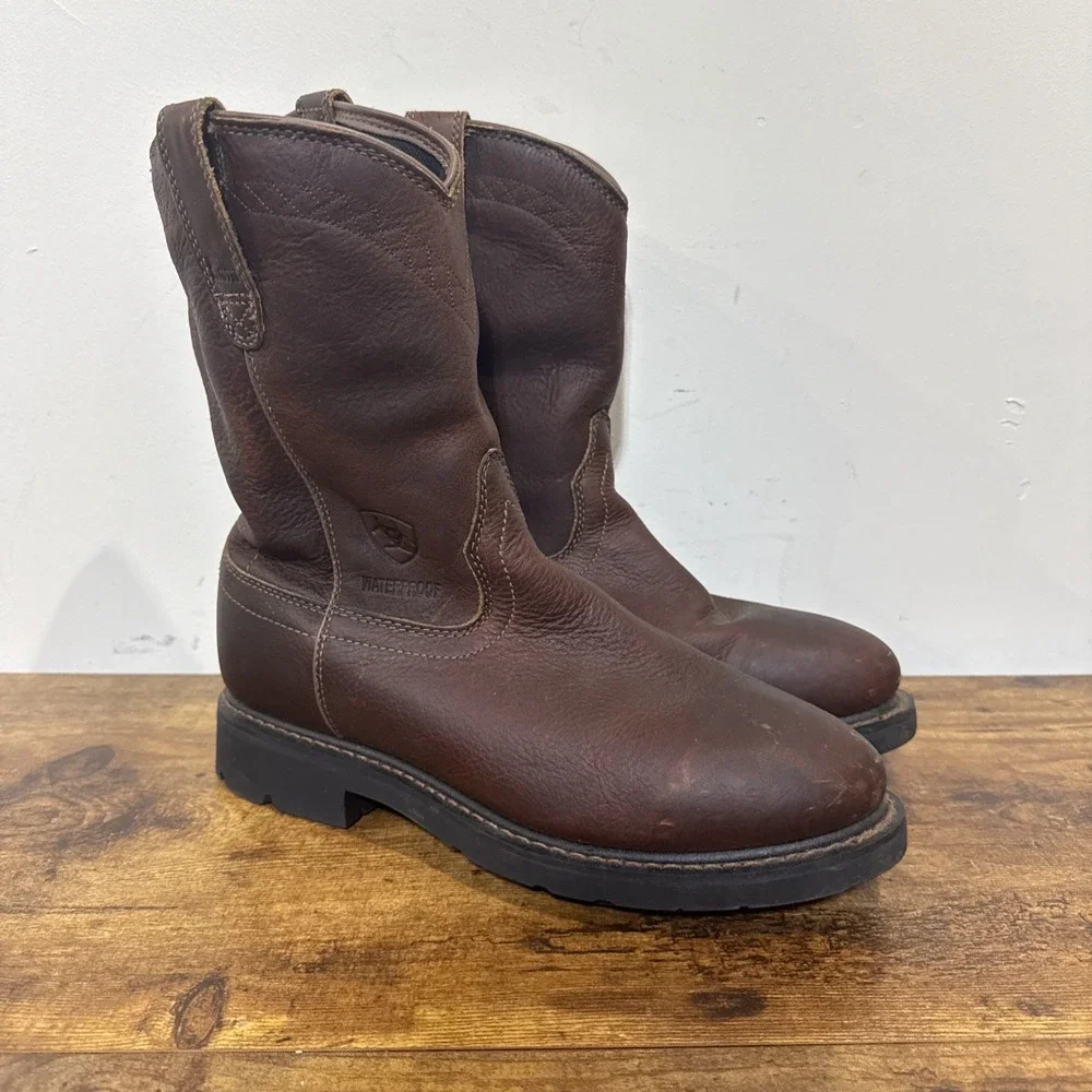 Ariat Men's 10002385 Sierra H2O Waterproof Soft Toe Work Boot Brown Size 10D